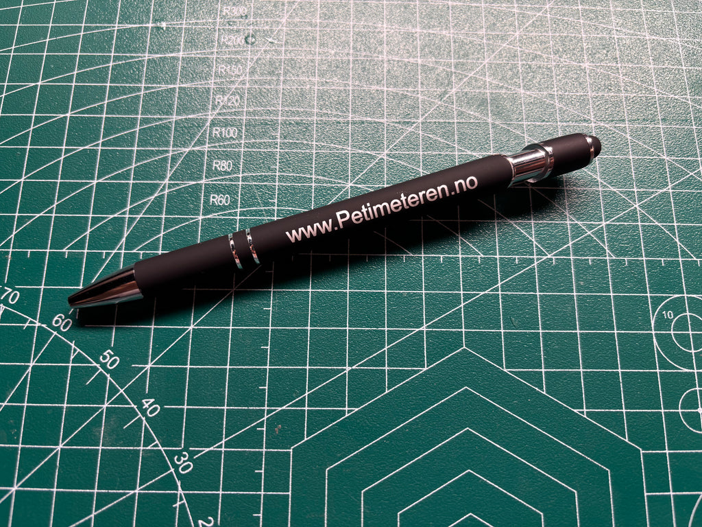 Personlig lasergravert kulepenn med stylus
