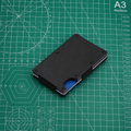 Personlig lasergravert minimalistisk RFID-lommebok